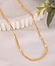 VALLEY OF JEWELLERY - Women Gold Plated Pipe Chain - Gold