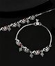 VALLEY OF JEWELLERY - Silver Plated Meenakari Multi Color Anklet - Silver