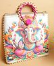 Viraasi Elegant White Ganesh Ji Bag