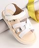 Pine Kids Velcro Closure Sandals - White