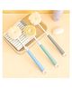 COZY VIBES 2 In 1 Bath Brush For Shower Scrubber Bath Mesh Sponge Brush Using Body Exfoliating Bathing Accessories For Body Brushes-PACK OF 1-COLOR MAY VARY
