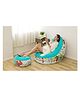 COZY VIBES  Inflatable Deck Chair with Household air Pump, Lounger Sofa for Indoor Living Room Bedroom, Outdoor Travel Camping Picnic-PACK OF 1-COLOR MAY VARY