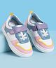 Babyoye Velcro Closure Casual Shoes  - White & Pink