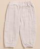 Cot & Candy Organic Cotton Solid Lounge Pants - Oatmeal