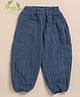 Cot & Candy Organic Cotton Solid Lounge Pants - Navy Blue