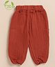 Cot & Candy Organic Cotton Solid Lounge Pants - Picante