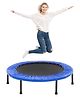 REZNOR Portable 48 inch Trampoline with Safety Pad For Kids Indoor Outdoor Play Color May Vary