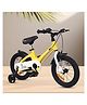 R for Rabbit Tiny Toes Magna 14T Magnesium Frame Bicycle for Kids with Disc Brake for 3 to 5 Years Baby Boys & Girls of Upto 40 Kgs Weight Capacity - 90% Installed (Yellow)