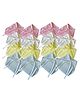 Dumbledo Newborn Muslin Cotton Nappies - Multicolor Reusable Langots, U Shaped, Extra Soft Cloth Nappies for Unisex Babies (0 - 6 Months) (Pack of 16)