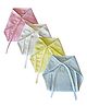 Dumbledo Newborn Muslin Cotton Nappies - Multicolor Reusable Langots, U Shaped, Extra Soft Cloth Nappies for Unisex Babies (0 - 6 Months) (Pack of 4)