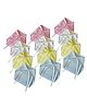 Dumbledo Newborn Muslin Cotton Nappies - Multicolor Reusable Langots, U Shaped, Extra Soft Cloth Nappies for Unisex Babies (0 - 6 Months) (Pack of 12)