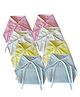 Dumbledo Newborn Muslin Cotton Nappies - Multicolor Reusable Langots, U Shaped, Extra Soft Cloth Nappies for Unisex Babies (0 - 6 Months) (Pack of 8)