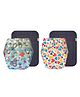 Dumbledo Premium Cloth Diaper with Leak-Proof, Absorbent 6-layer Black Insert - Dryfeel with Comfortable Fit for 3 Months to 3 Years, Pack of 2