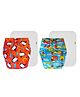 Dumbledo Premium Cloth Diaper with Leak-Proof, Absorbent 5-layer White Insert - Dryfeel with Comfortable Fit for 3 Months to 3 Years, Pack of 2