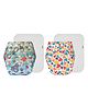 Dumbledo Premium Cloth Diaper with Leak-Proof, Absorbent 5-layer White Insert - Dryfeel with Comfortable Fit for 3 Months to 3 Years, Pack of 2