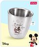Babyhug Disney Mickey Mouse Stainless Steel Double Wall Tumbler Silver - 120 ml