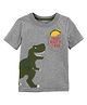Carter's Dinosaur Jersey Tee - Grey
