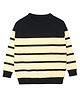 Elefantino Full Sleeves Striped Sweater - Navy Blue & White