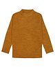 Elefantino Full Sleeves Solid Sweater - Mustard