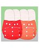 The Cheeky Kidzz Baby 2 Reusable Cloth Diaper Adjustable Diaper Nappies & 4 Bamboo Microfiber Inserts For (RO)