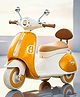 Baybee Vintage Battery Operated Bike for Kids, Ride on Toys Kids Bike Scooty with Light & Music | Baby Rechargeable Battery Bike | Electric Bike for Kids (Yellow)