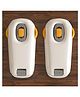 Baybee 2 Pcs Baby Safety Lock for Kids, Door Stopper for Baby Proofing Products with 3M Adhesive Child Safety Locks for Drawers Fridge Cupboard Cabinet Lock for Infants (Cream)