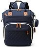 Winnies Waterproof Diaper Backpack For Mothers Travel, Multi Function Nappy Bags - Blue