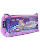 Little Hunk Unicorn Pencil Pouch for Girls | Holographic Transparent Stationery Zip Case | Pastel Color School Pouch for Kids & Teens | Multicolor Organizer Bag , Purple