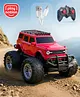Play Nation Off Roader Rechargeable Remote Control Truck With Normal & Turbo Speed & 4 Headlight Modes - Red
