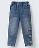 Mark & Mia Full Length Cut & Sew Washed Denim Jeans - Blue