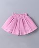 Mark & Mia Solid Color Textured Flared Shorts - Pink
