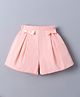 Mark & Mia Cotton Shorts with Bow Appliques - Pink