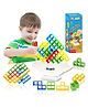 Kidology Board Games for Kids Tower Balance with 16 Pc | Construction Building Blocks Set for Children Inspiration
