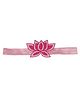 Aye Candy Lotus Beaded Bejewelled Headband - Pink