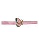 Aye Candy Butterfly Designed Sequins Embellished Headband - Pink