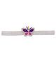 Aye Candy Butterfly Designed Beads Embellished Headband - Pink & Purple