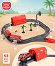 Play Nation Rescue Toy Train Set - 53 Piece Battery-Operated Trainset Set | Indian City Train Set with DIY Magnetic Trains for Kids 3+ | Educational Gift for Kids