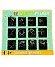 Sanjary 12pcs Brain Teasers Metal Wire Puzzle Toys, Assorted Metal Puzzle Toys for kids color design may vary