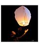 Sanjary Sky Lantern with Fuel Wax Candle Wishing Flying Sky Night Candle pack of 5 color design may vary