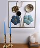 Voncasa Golden Blossom - Rectangular Wall Plaque