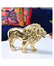 VONCASA Golden Lion Decor Object - Regal Brilliance