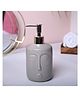 Voncasa Grey Matte Face Soap Dispenser - Cylindrical Shape (550 ml)