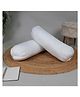 JDX Microfibre Round Bolster Bed/Sofa/Diwan Pillow | Light, Soft & Fluffy for Neck & Back Support | Washable Breathable, Durable