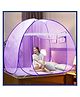 JDX Adults Polyester Washable Mosquito Net, 6x4 Feet - Violet