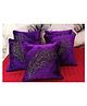 JDX Attractive Cushion Cover Set 250 TC For Living Room And Sofa - Velvet
