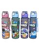SCHOOLISH 700ML space man plastic water bottle with straw for kids cute school and camping bottle - PACK OF 1 - COLOR MAY VARY