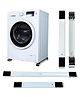COZY VIBES adjustable Heavy Duty Front Top Load Washing Machine Refrigerator Dishwasher Stand/Trolley - SET OF 2 - COLOR MAY VARY