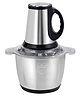 COZY VIBES Meat Grinder Electric 3L Multifunctional Food Chopper with Sharp Blades and Stainless Steel Bowl Food Processor for Vegetables, Salsa and More  -PACK OF 1 - COLOR MAY VARY