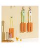 COZY VIBES 4-in-1 Long Multifunctional Cleaning Brush, Huge Long-Handle Cleaning Brushes for Baby Bottle/Water Bottles/Mug, 4-in-1 Bottle Mouth Cleaning Brush + Straw Cleaner + Detail Crevice Brush - PACK OF 1 - COLOR MAY VARY