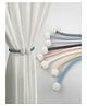 COZY VIBES Magnetic Curtain Holder Buckle Cilp Window Curtain Decorative Curtain Tieback Magnet Holdback Curtains Holder - SET OF 2 - COLOR MAY VARY